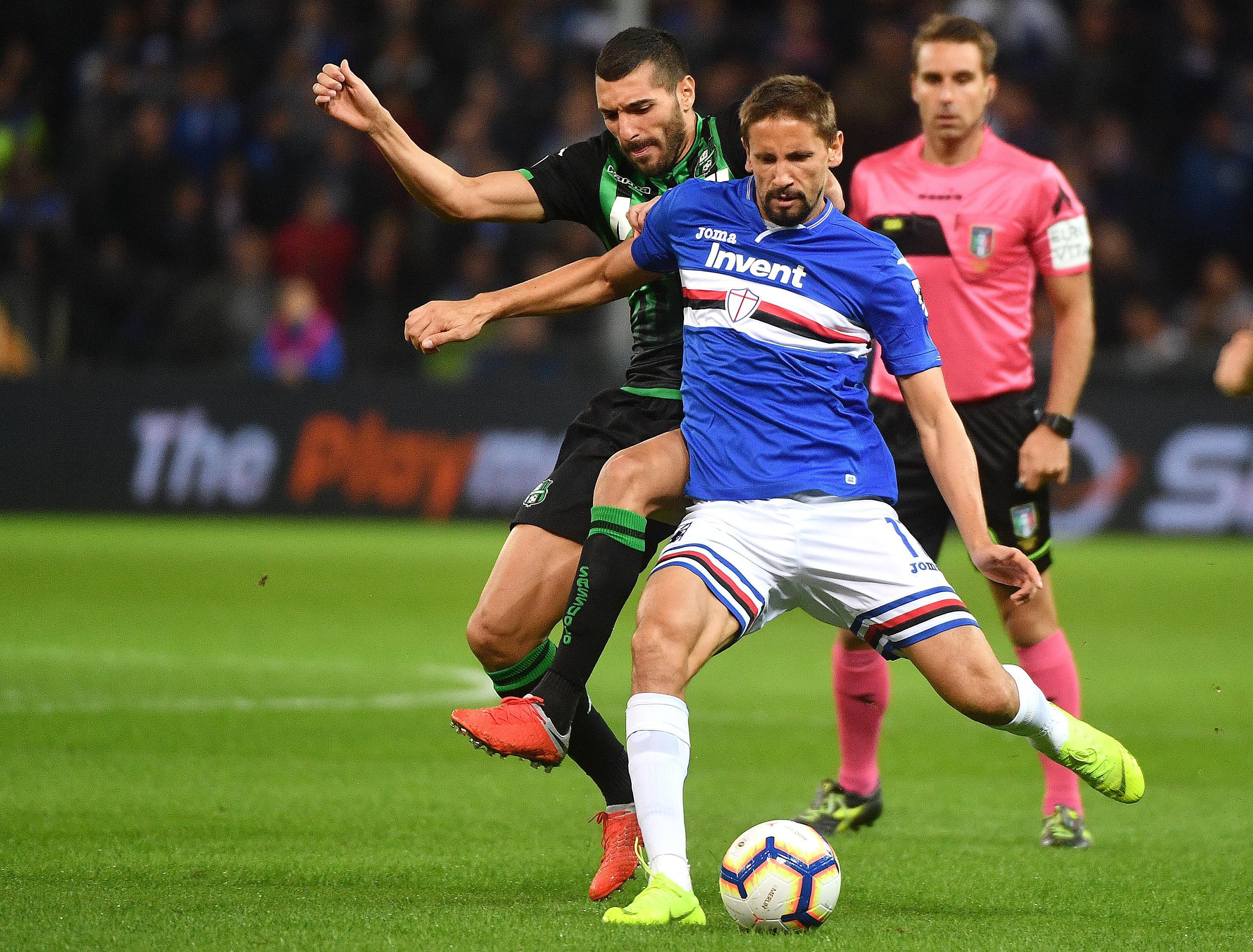 包含萨索洛客场战平桑普多利亚,双方争夺一分的词条 包含萨索洛客场战平桑普多利亚,双方争夺一分的词条